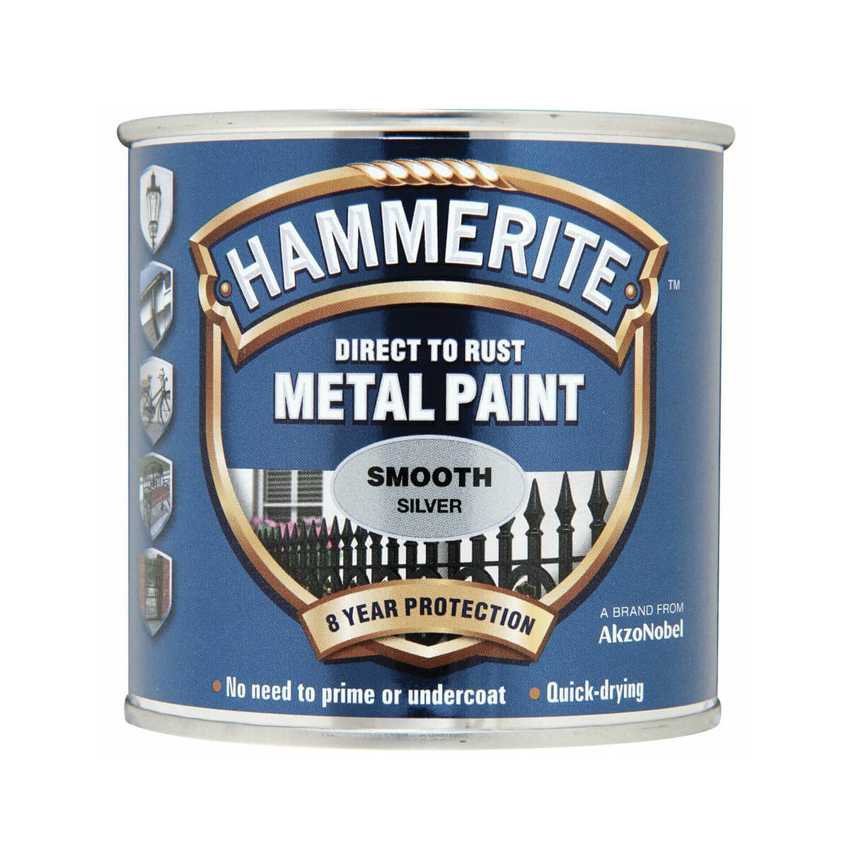 Hammerite Direct to Rust Metal Paint - Smooth Finish (All Popular Colours)