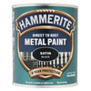 Hammerite Direct to Rust Metal Paint - Satin Finish (All Popular Colours)