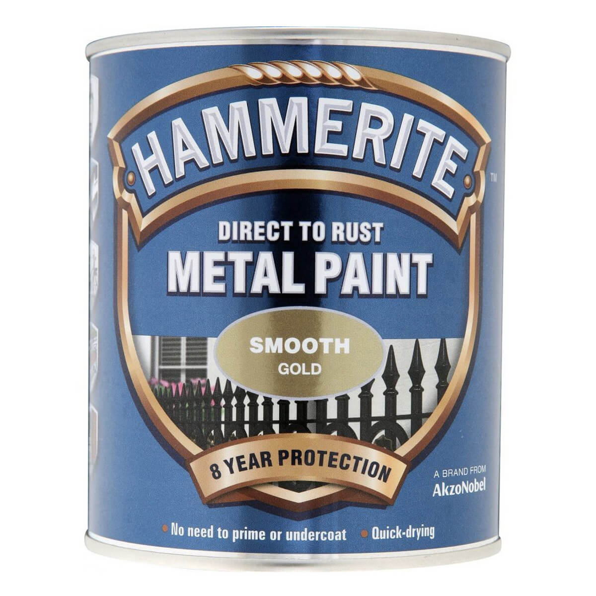 Hammerite Direct to Rust Metal Paint - Smooth Finish (All Popular Colours)