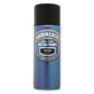 Hammerite Direct to Rust Metal Paint Aerosol Satin Finish (Black)