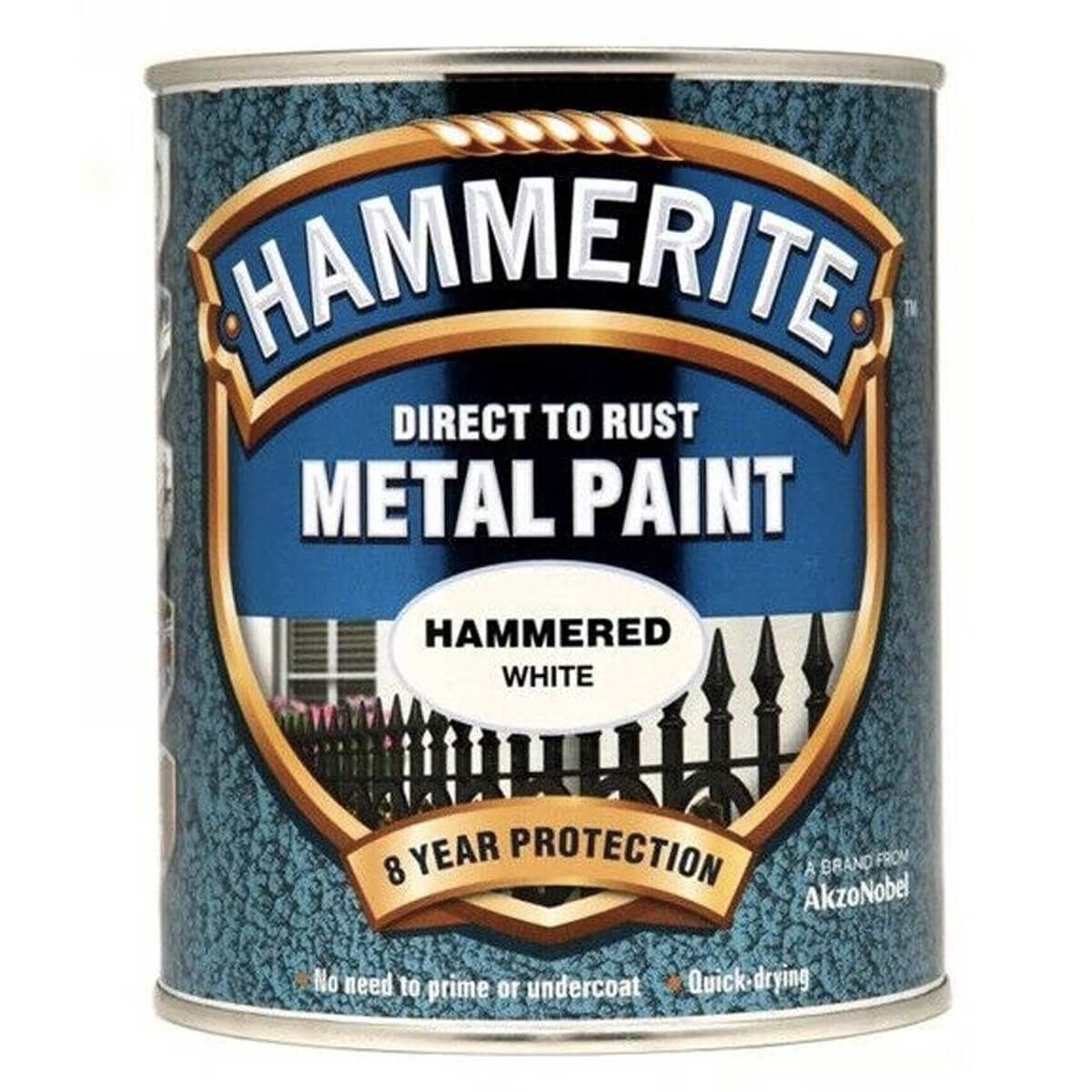 Hammerite Direct to Rust Metal Paint - Hammered Finish (All Popular Colours)