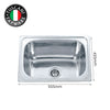 Tuscani Tapware L555 - Wall Mounted Kitchen Sink