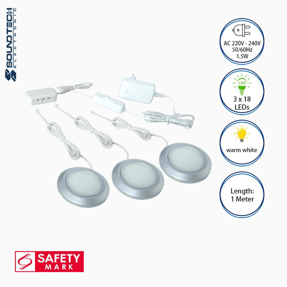 Soundteoh LED Cabinet Spotlight LC-2301