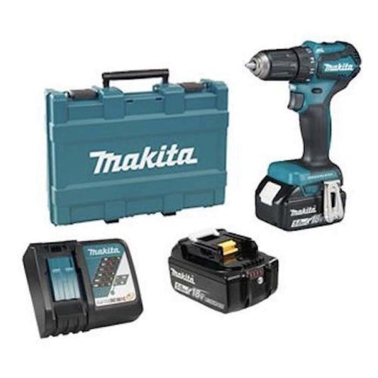 Makita Cordless Driver Drill 18V (SET 2x5.0AH) LI-ION (DDF483RTE)