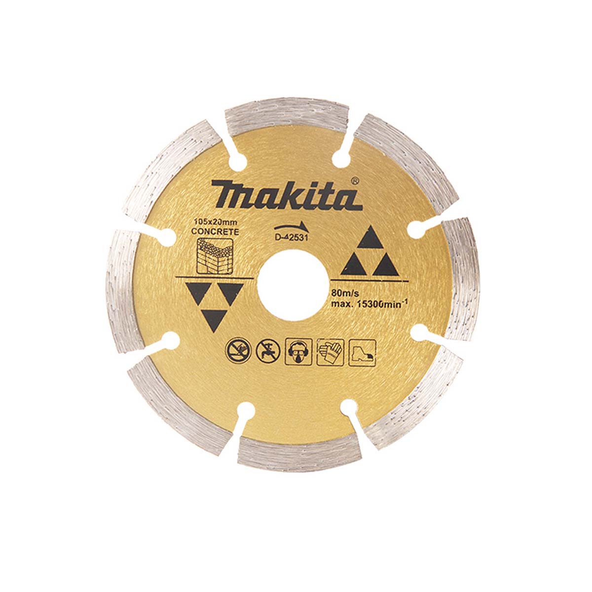 Makita D-42531 Diamond Wheel 105mm (For Concrete)
