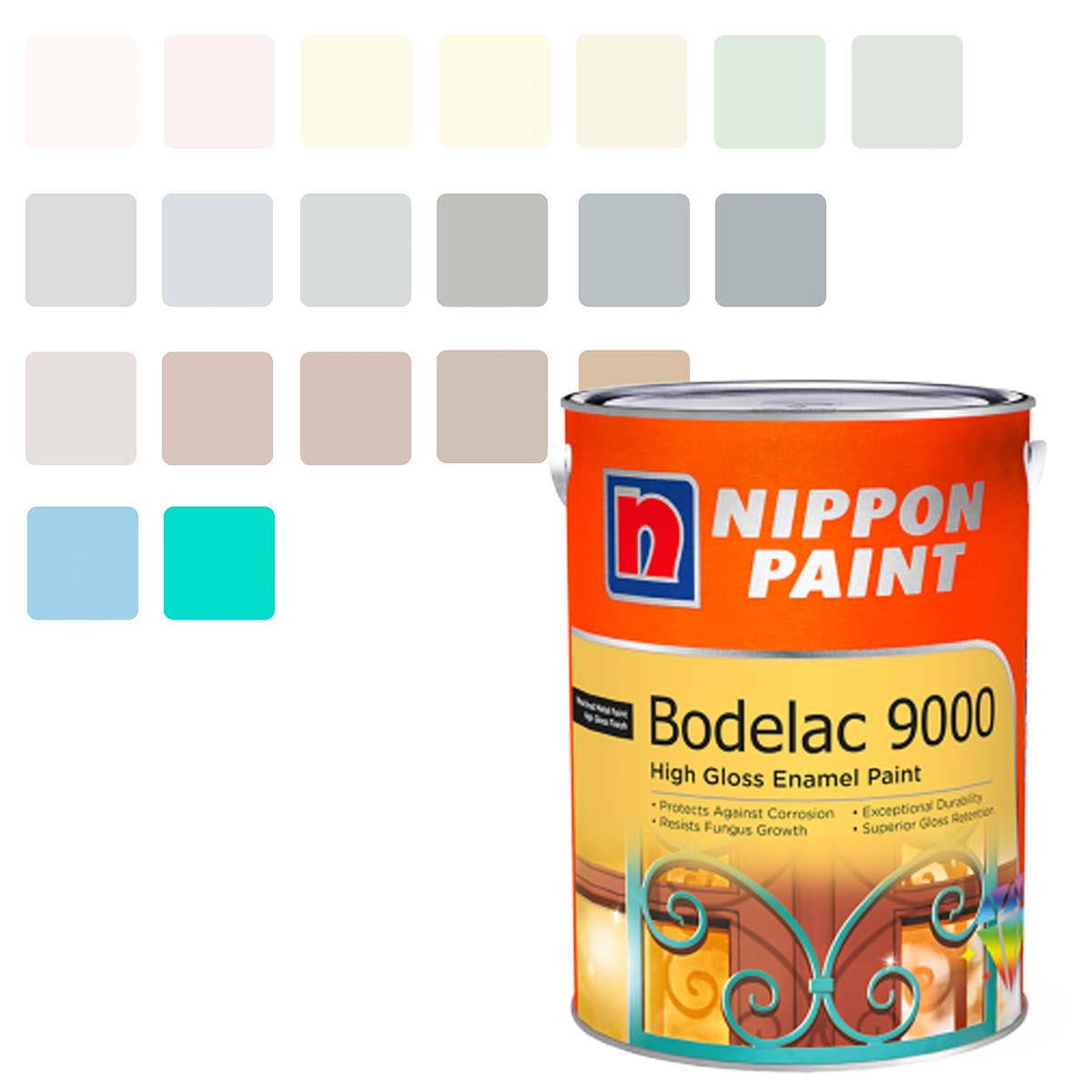 Nippon Bodelac 9000 (All Popular Colours)