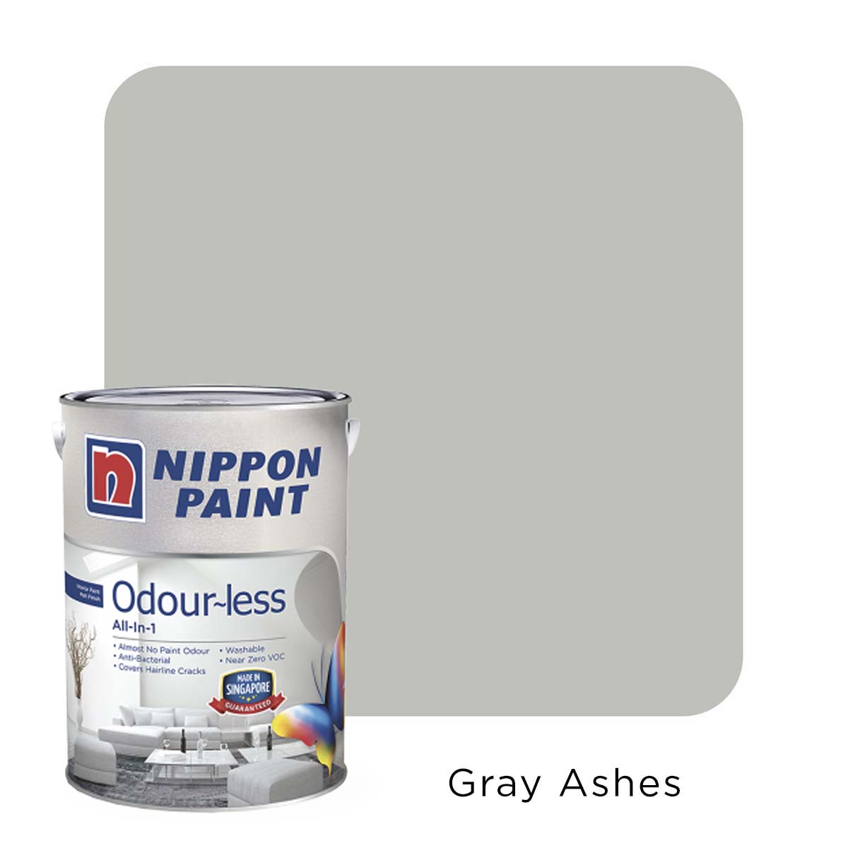 Nippon Odour-Less All-in-1 (All Popular Colours)