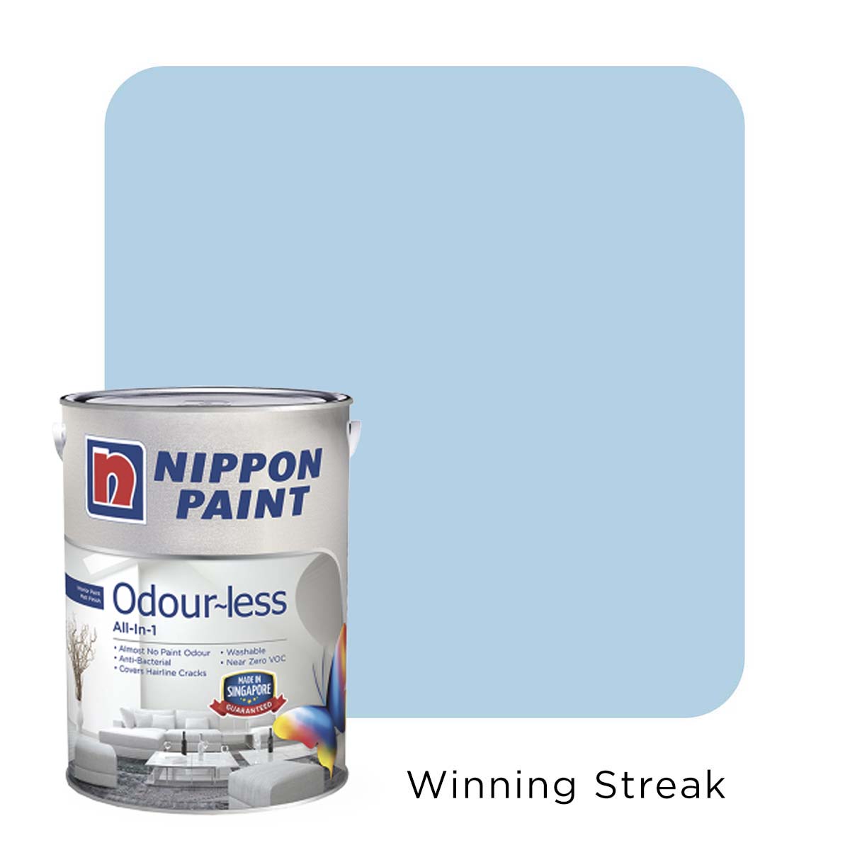 Nippon Odour-Less All-in-1 (All Popular Colours)