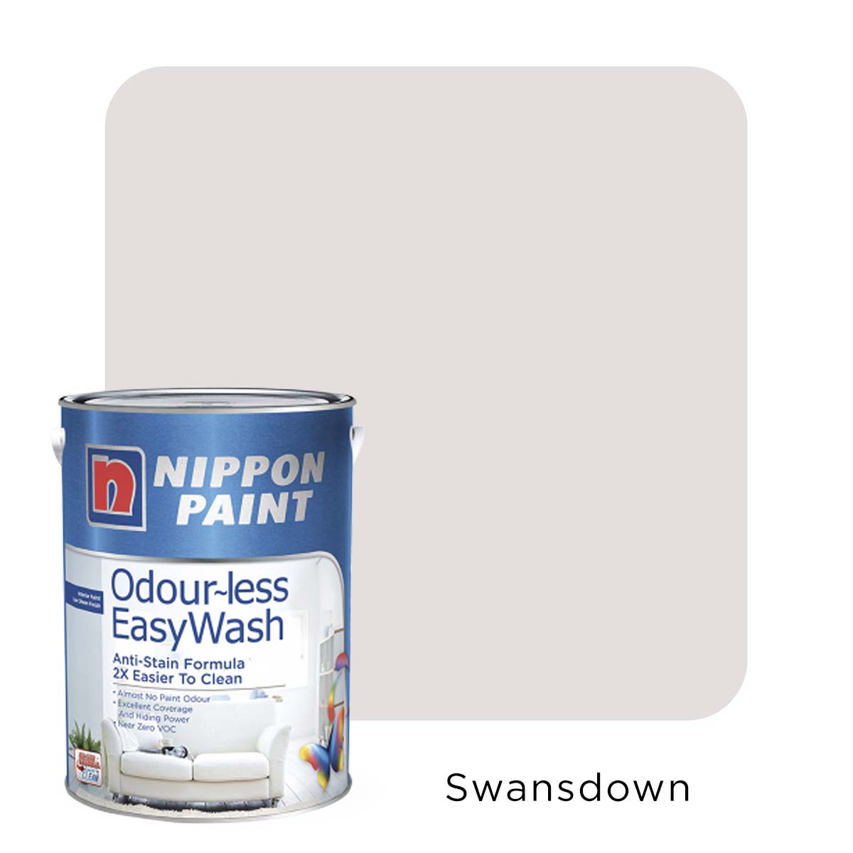 Nippon Odour-less EasyWash (All Popular Colours)