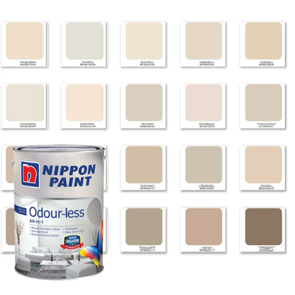 Nippon Paint Odour-Less All-in-1 (Brown A)