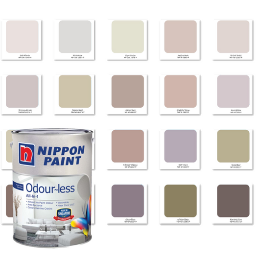 Nippon Paint Odour-Less All-in-1 (Brown B)