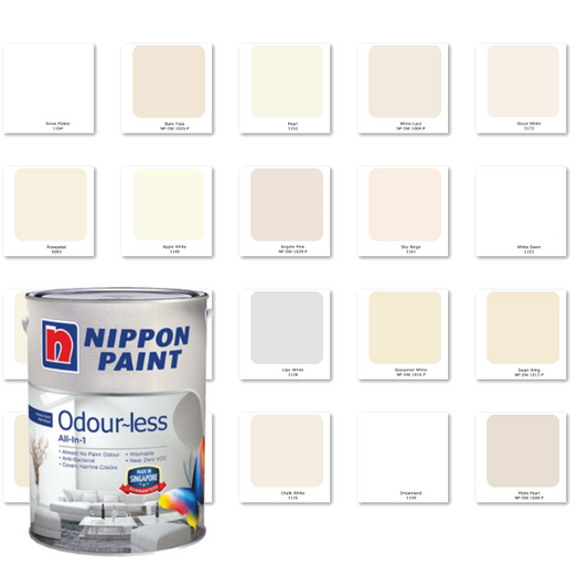 Nippon Paint Odour-Less All-in-1 (Off-White)