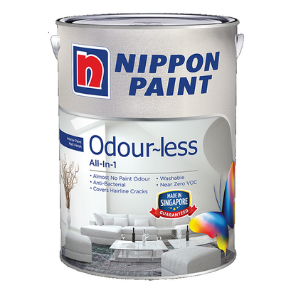 Nippon Paint Odour-Less All-in-1 (Yellow and Orange)