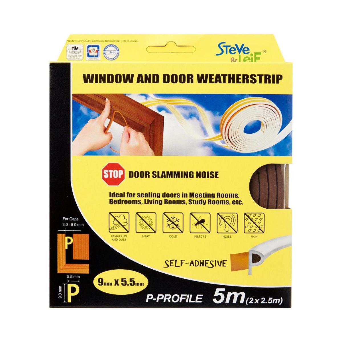 S&L P-Profile Weather Strip