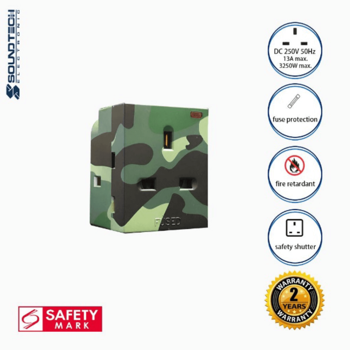 Soundteoh Multiway Camouflage Adaptor 3Way PP-46N