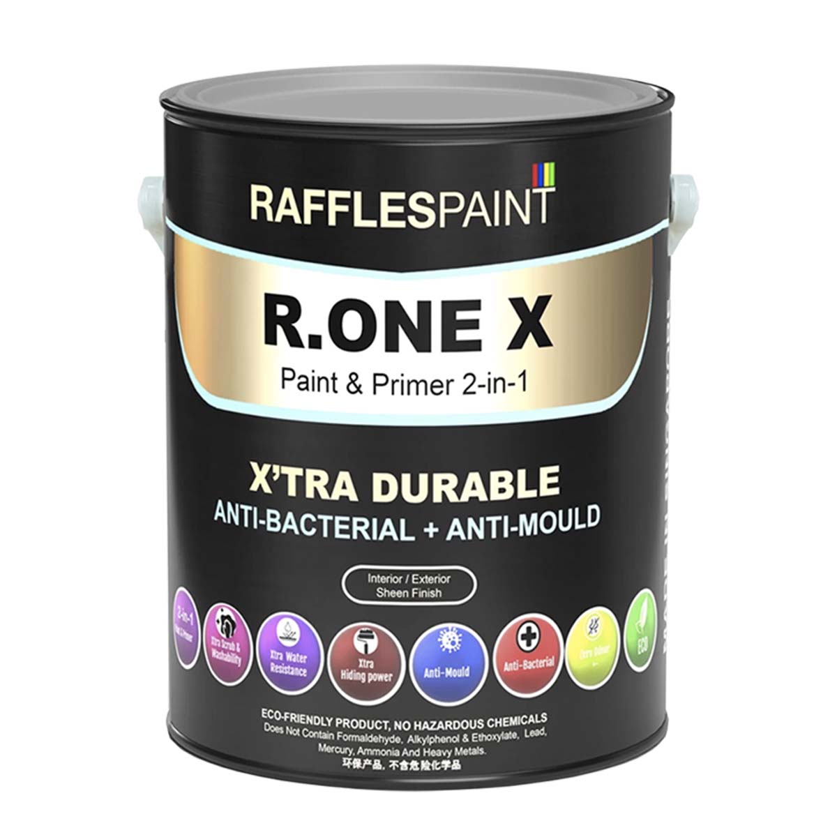 Raffles Paint R.ONE X (Xtra Durable Paint & Primer) (All Popular Colours)