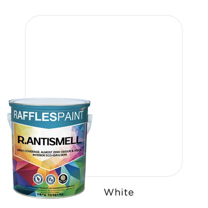 Raffles Paint  R.ANTISMELL (5L + 20L, All Popular Colours)