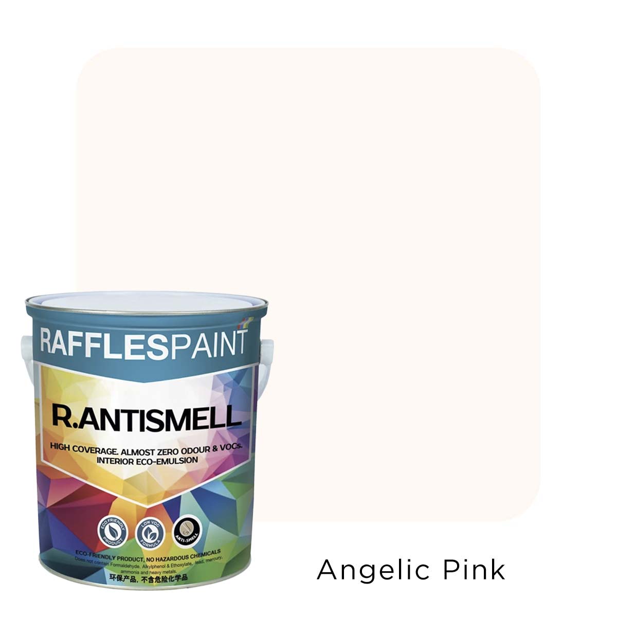 Raffles Paint  R.ANTISMELL (5L + 20L, All Popular Colours)