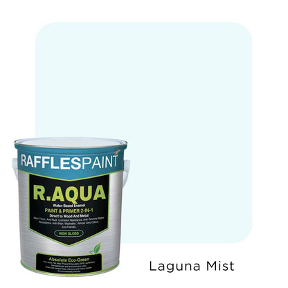 Raffles Paint R.AQUA: Water Based Enamel Paint & Primer 2-in-1 (All Popular Colours)