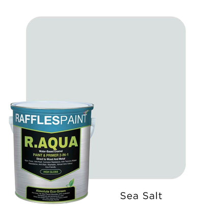 Raffles Paint R.AQUA: Water Based Enamel Paint & Primer 2-in-1 (All Popular Colours)