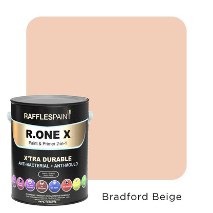 Raffles Paint R.ONE X (Xtra Durable Paint & Primer) (All Popular Colours)