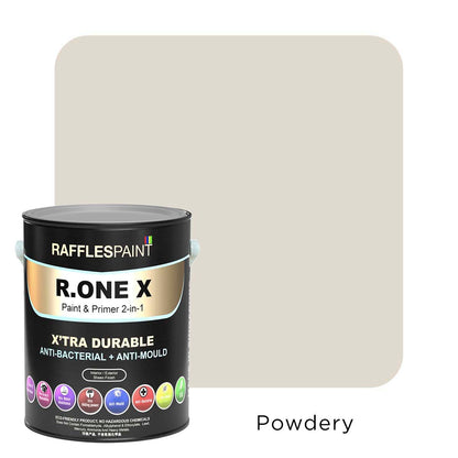 Raffles Paint R.ONE X (Xtra Durable Paint & Primer) (All Popular Colours)