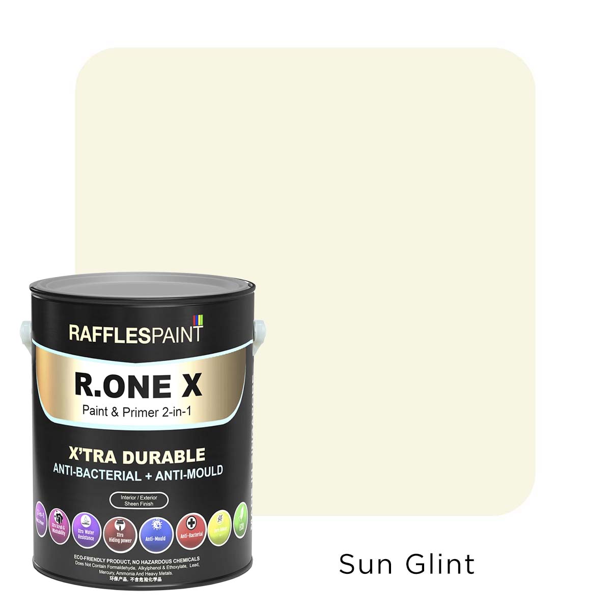 Raffles Paint R.ONE X (Xtra Durable Paint & Primer) (All Popular Colours)