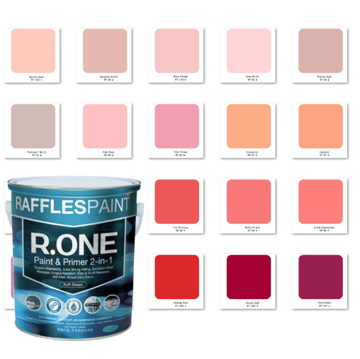 Raffles Paint R.One (Pink/Red)