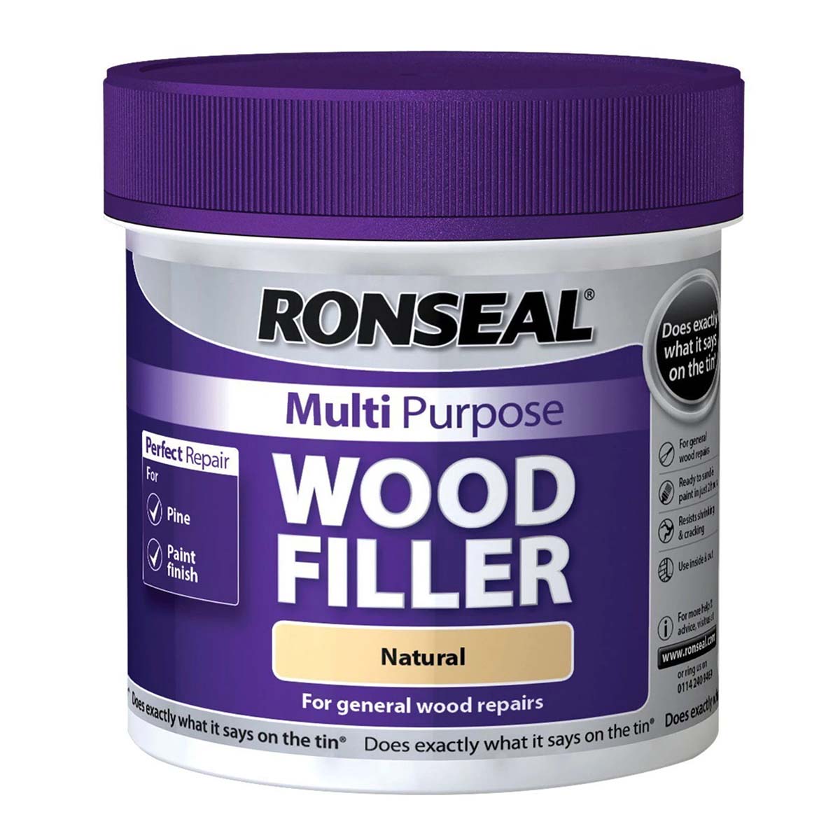 Ronseal Multi Purpose Wood Filler Natural 250G (34735)