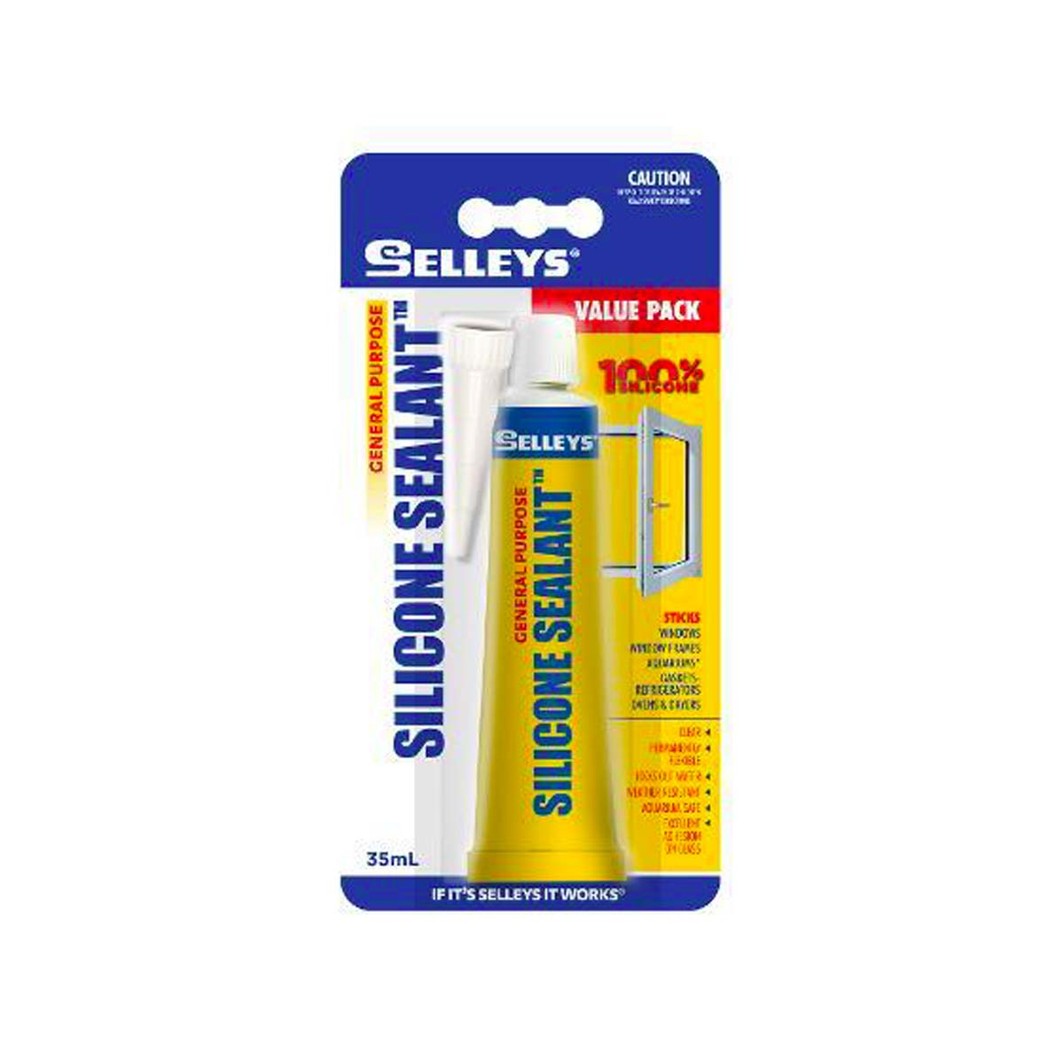 Selleys Silicone Sealant (Clear) 35ml