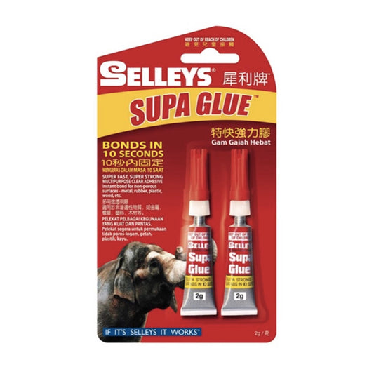 Selleys Supa Glue Twin Pack 2 x 2ml