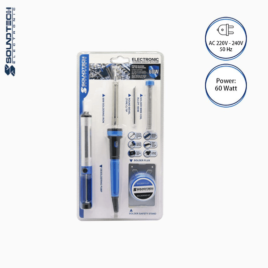 Soundteoh Electronic Soldering Iron Kit W/ Pump SK-60W