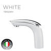 Photo of BREVIA Series Basin Mixer in White with Chrom Handle