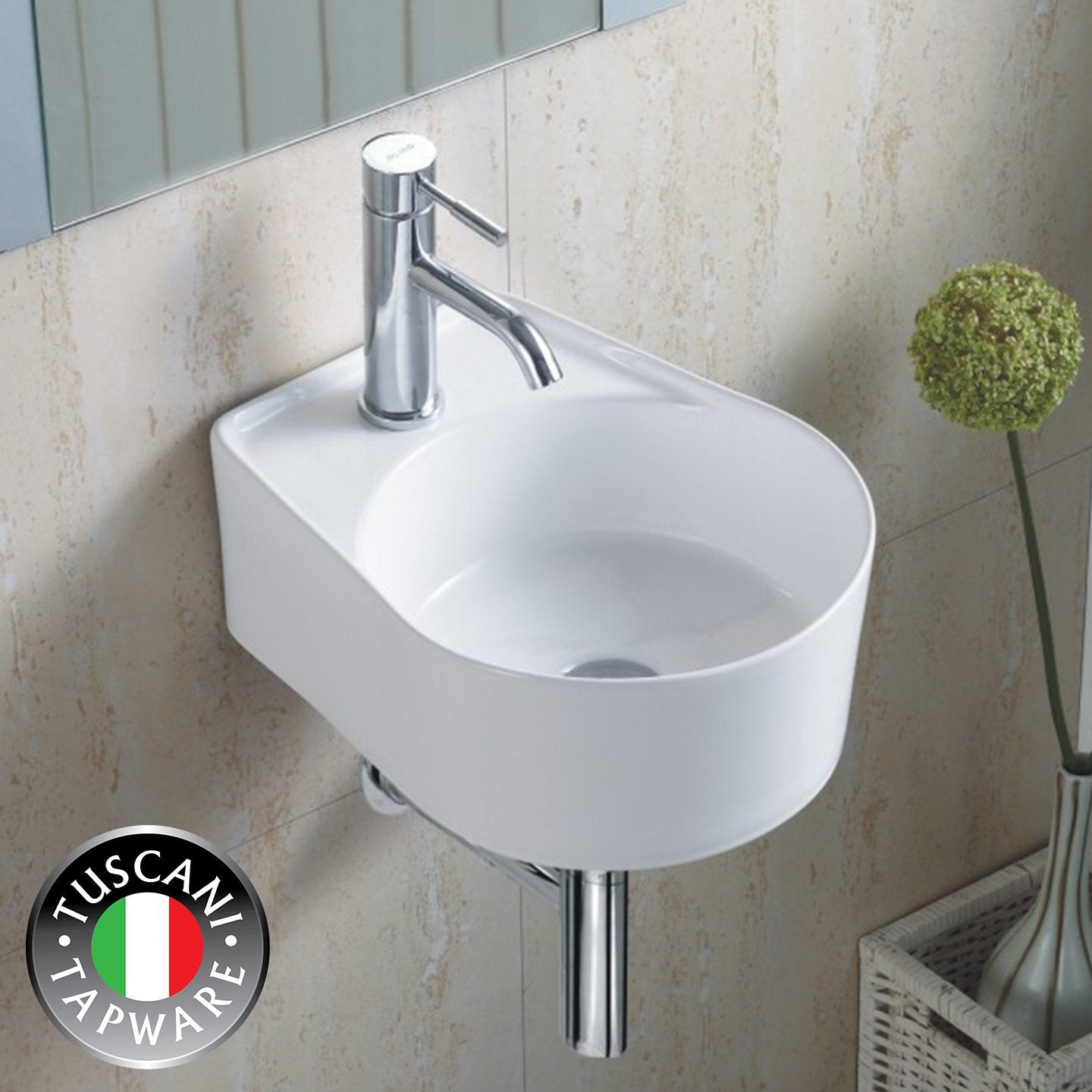 Photo of Wall / Deck Designer Basin - Plain Rounded Basin