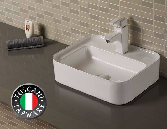 Tuscani Tapware TBW573 - Wall / Deck Designer Basin