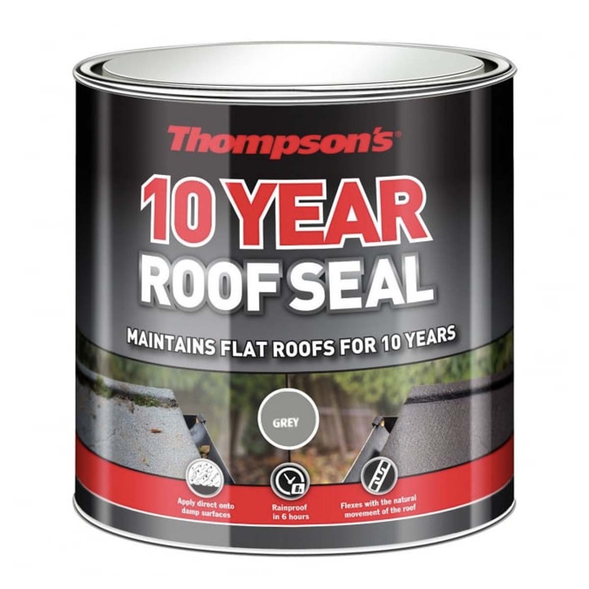 Thompson's 10YR Roof Seal (Grey) 1L (30143)
