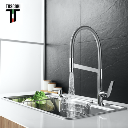 Tuscani Tapware TK17PO - KITANIA Series Pull Out Kitchen Tap -  Cold Tap