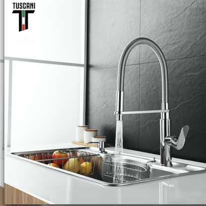 Tuscani Tapware TK18PO - KITANIA Series Pull Out Kitchen Tap -  Cold Tap