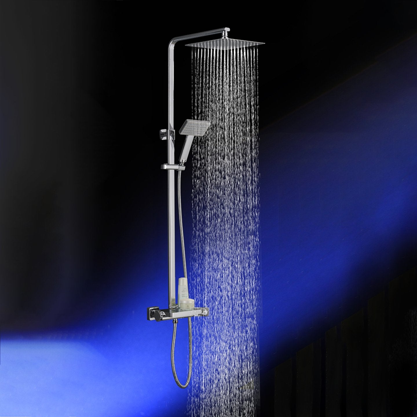 Tuscani Tapware TQ109 - QUATRIO Series Rain Shower Set - Mixer