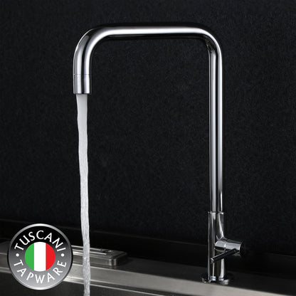 Tuscani Tapware TZ1 + SWN4 - ZENIO Series Kitchen Tap - Cold Taps