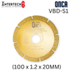 Onca 4&quot; Brazed Segmented Disc VBD-S1