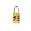 Yale Colored Luggage Combination Lock 23mm (YP2/23/128)