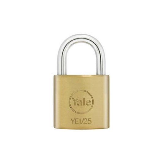 Yale Essential Series Indoor Brass Standard Shackle Padlock (YE1)