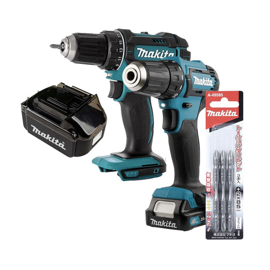 Makita DC Driver Drill 12V (DF333DNX10) - COMBO SET 1