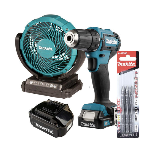 Makita DC Driver Drill 12V (DF333DNX10) - COMBO SET 4