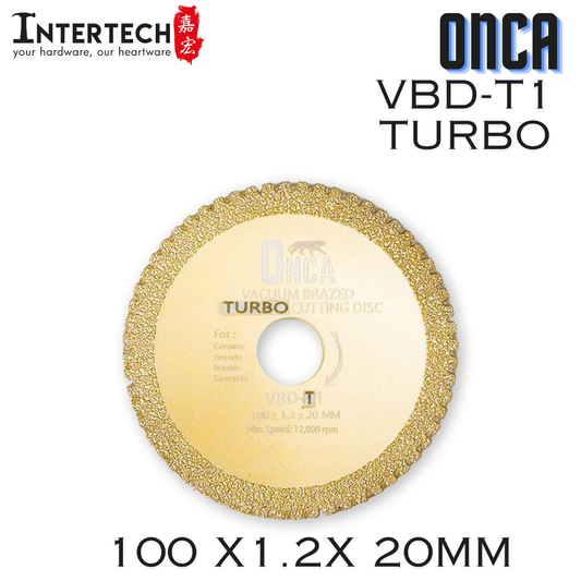 Onca 4" Brazed Turbo Disc VBD-T1