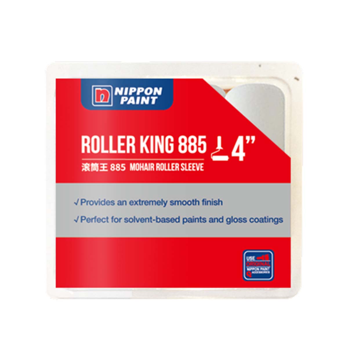 Nippon Roller King 885 4" Mohair Roller